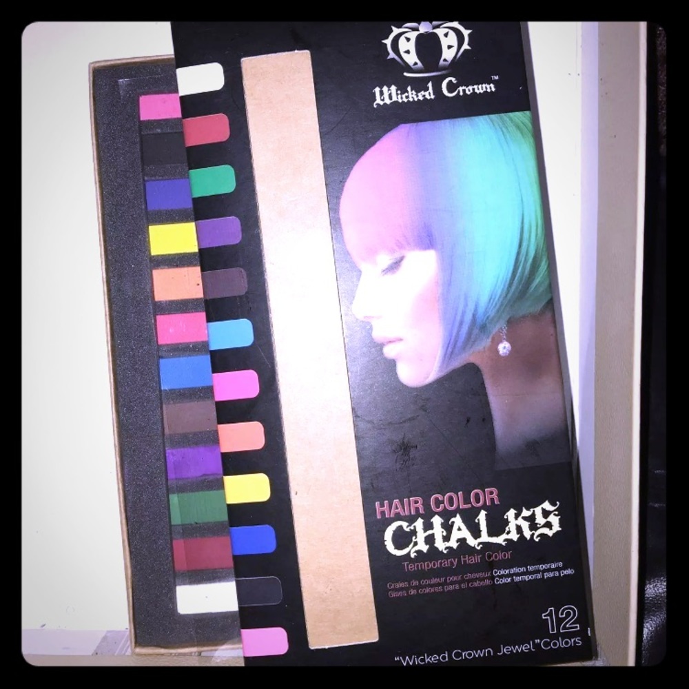 Temporary Hair Color Chalks - Multi Color